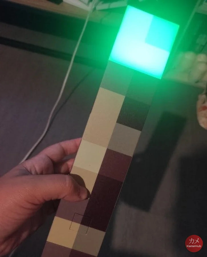 Minecraft - Torcia / Lampada Da Notte Con Luce Led A 4 Colori Gadget