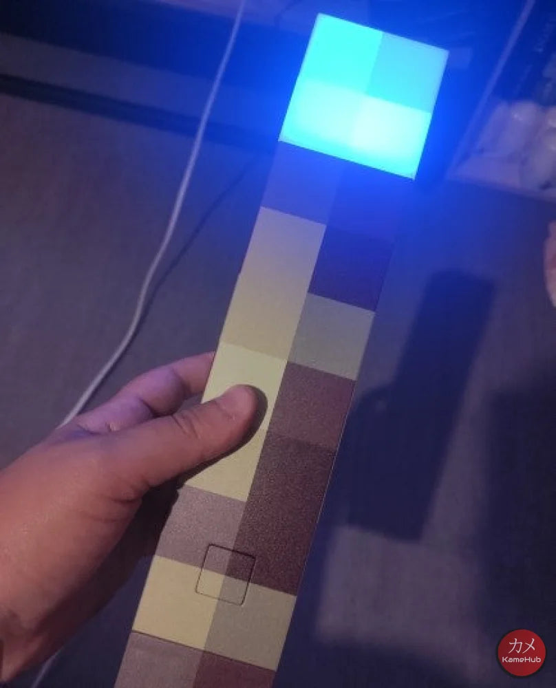 Minecraft - Torcia / Lampada Da Notte Con Luce Led A 4 Colori Gadget