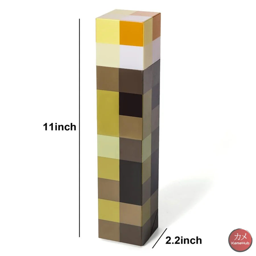 Minecraft - Torcia / Lampada Da Notte Con Luce Led A 4 Colori Gadget