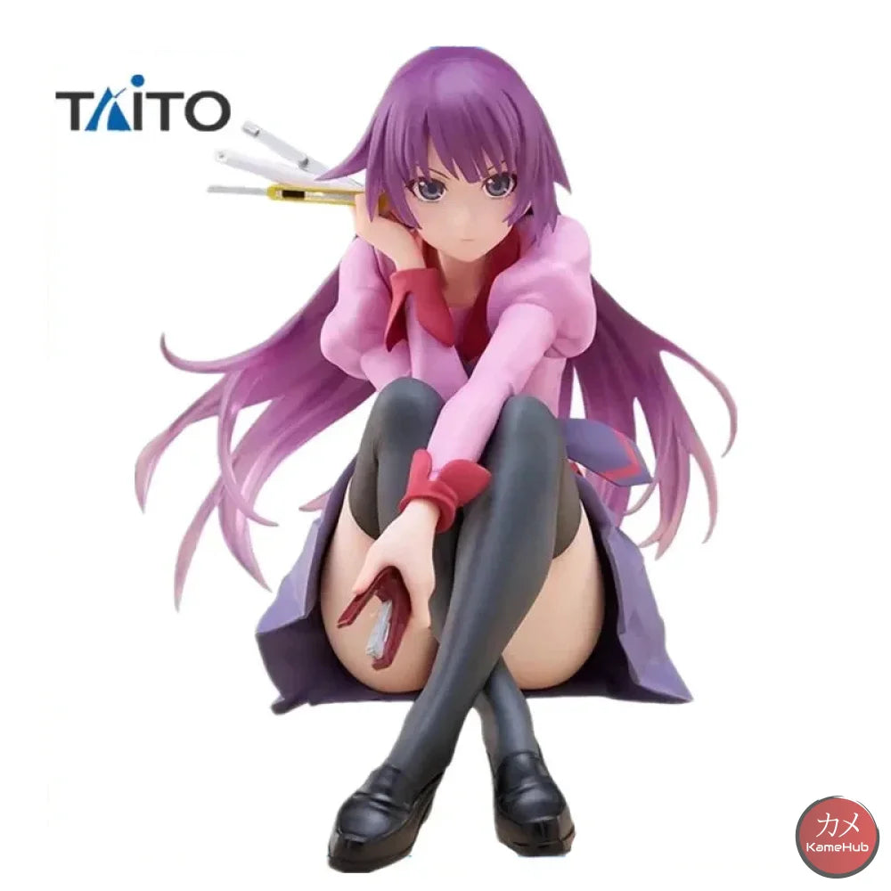 Monogatari Series - Senjougahara Hitagi Action Figure Taito Desktop Cute - Senjougahara Hitagi 13cm - Action Figure