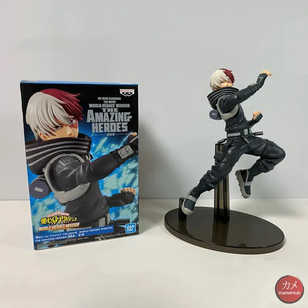 My Hero Academia / Boku No - Shoto Todoroki Action Figure Bandai Banpresto The Movie World Heroes