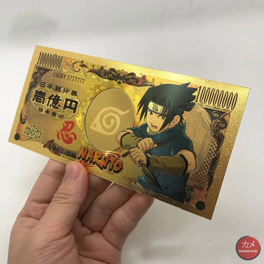 Naruto - Banconote Commemorative Da Collezione Uchiha Sasuke Poster