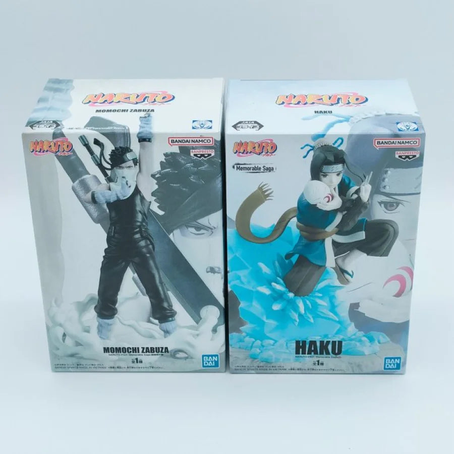 Naruto Prima Serie - Momochi Zabusa E Haku Action Figure Bandai Banpresto Memorable Saga