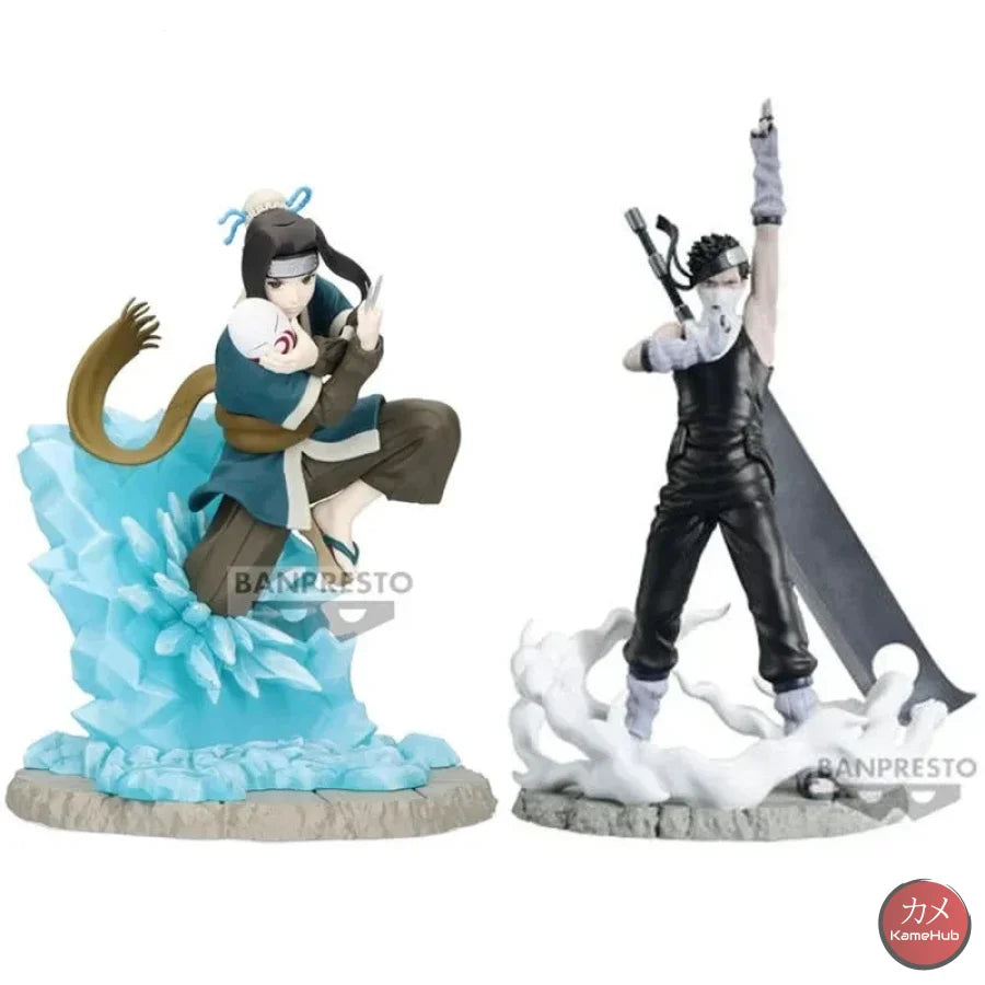 Naruto Prima Serie - Momochi Zabusa E Haku Action Figure Bandai Banpresto Memorable Saga