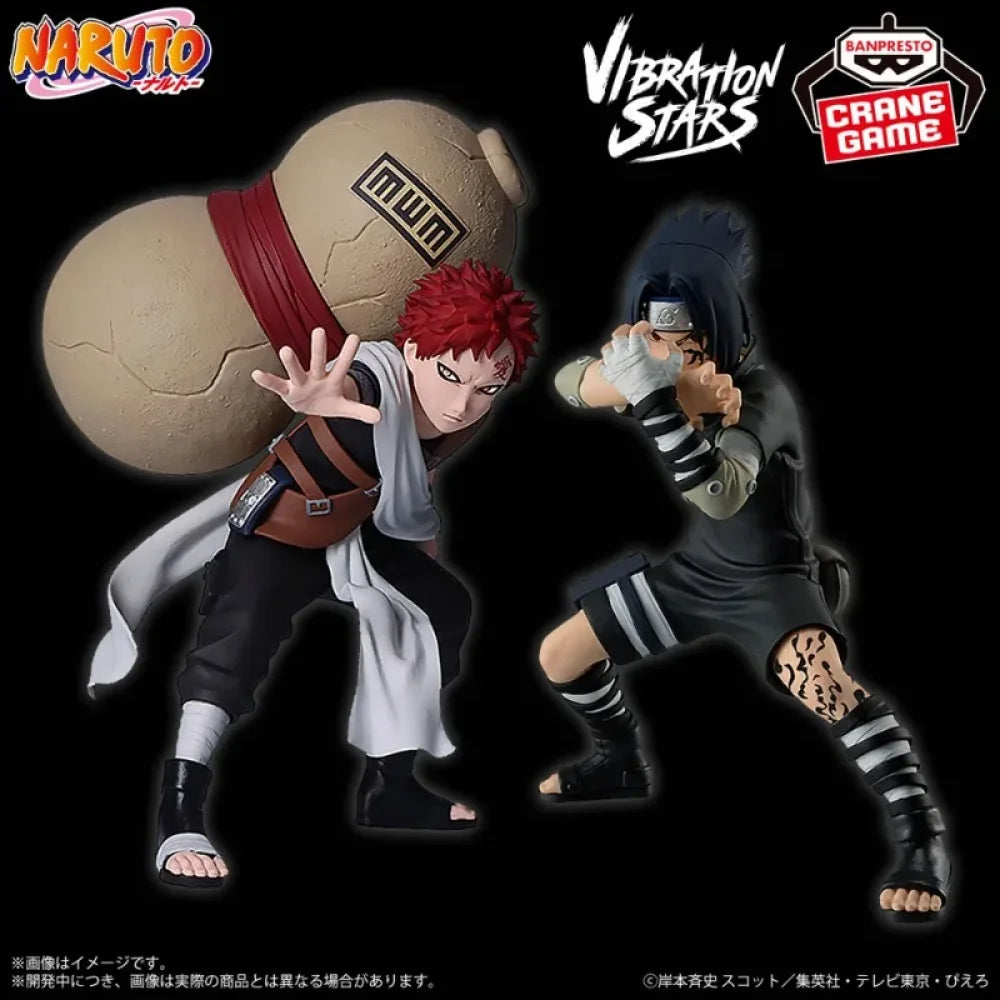 Naruto Prima Serie - Uchiha Sasuke e Gaara Action Figure Bandai Banpresto Vibration Stars - Action Figure