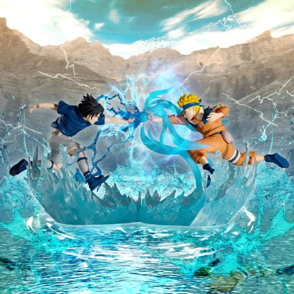 Naruto Prima Serie - Uzumaki Naruto e Uchiha Sasuke Action Figure Bandai Banpresto Combination Battle - Action Figure