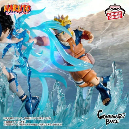 Naruto Prima Serie - Uzumaki Naruto e Uchiha Sasuke Action Figure Bandai Banpresto Combination Battle - Action Figure