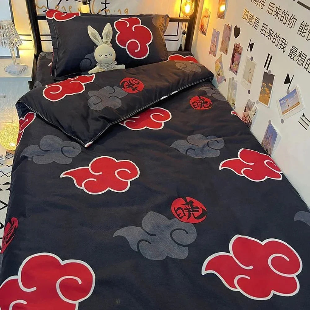 Naruto Shippuden - Akatsuki Set Letto Completo Accessori