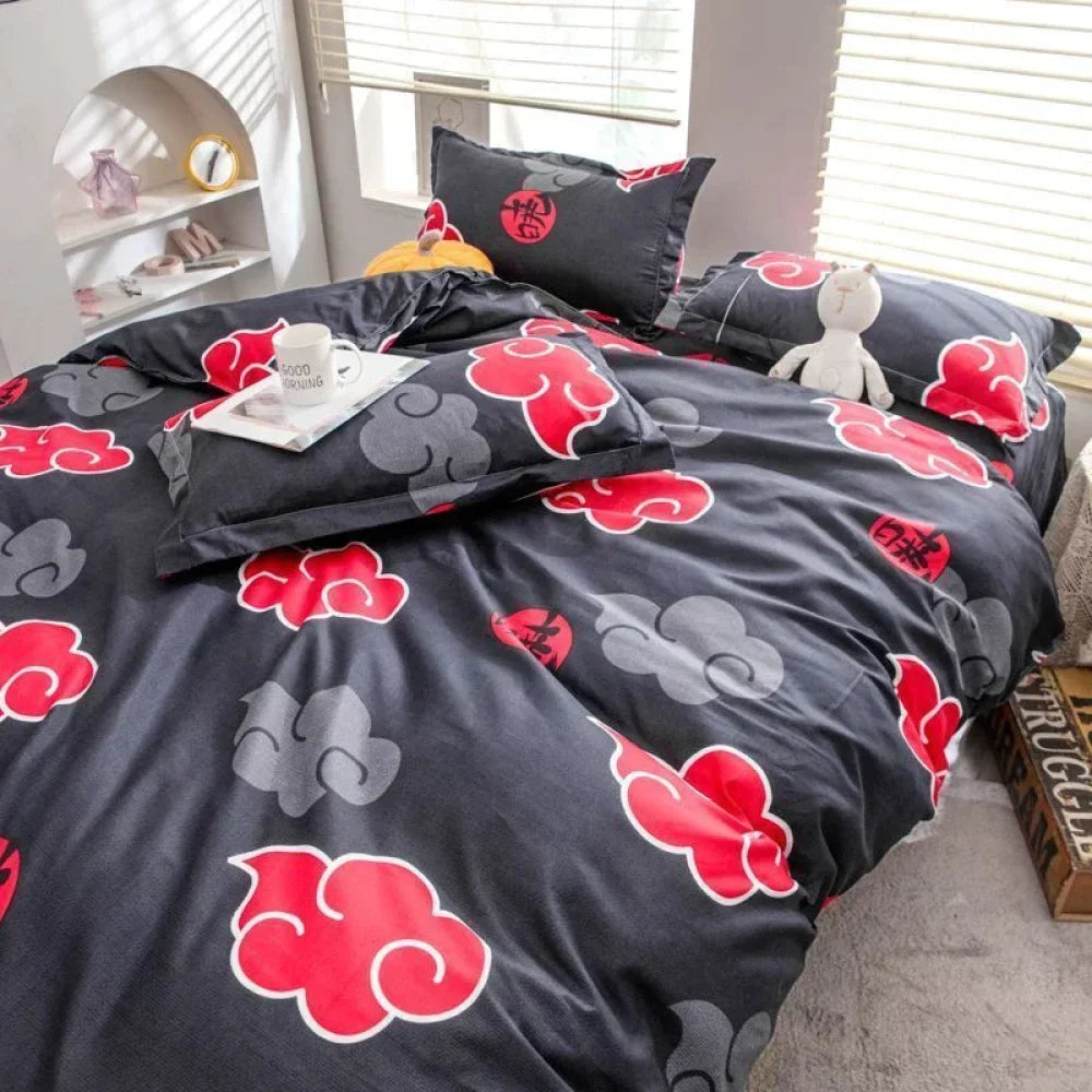 Naruto Shippuden - Akatsuki Set Letto Completo Accessori