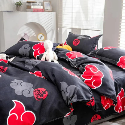 Naruto Shippuden - Akatsuki Set Letto Completo Accessori