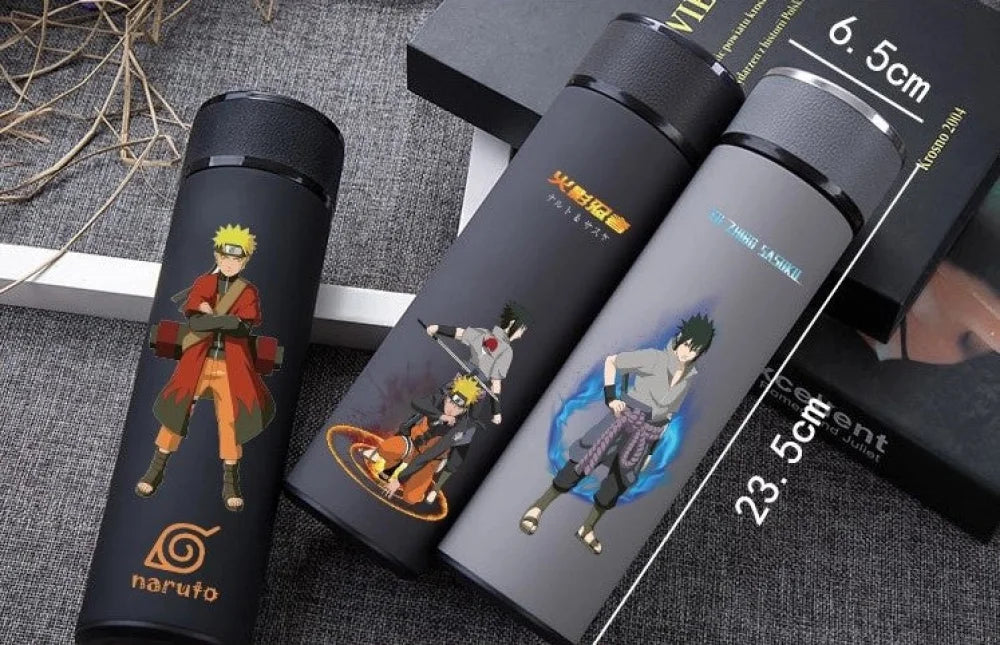 Naruto Shippuden - Borraccia Termica 450 Ml Con Display Digitale Intelligente Accessori