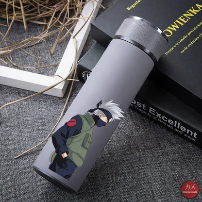 Naruto Shippuden - Borraccia Termica 450 Ml Con Display Digitale Intelligente Grigio Hatake Kakashi