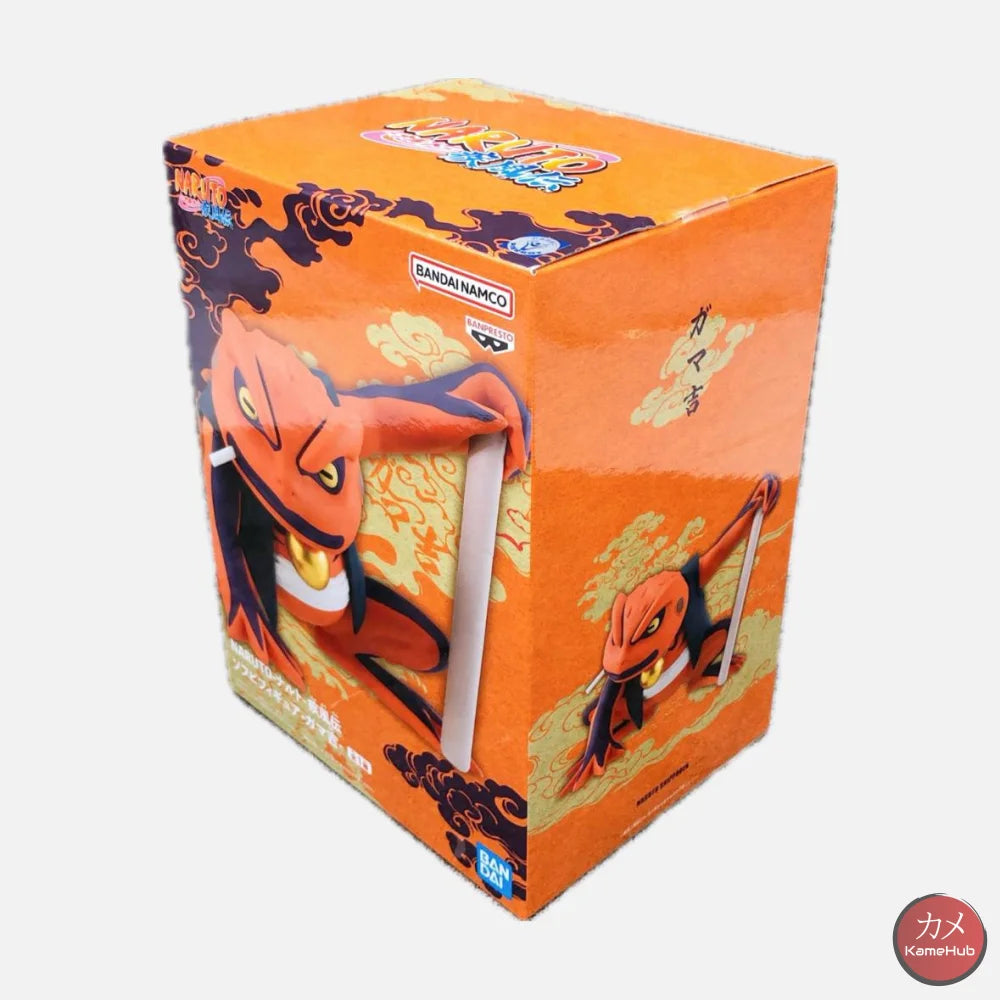 Naruto Shippuden - Gamakichi Action Figure Bandai Banpresto Soft Vinyl - Gamakichi 10cm - Action Figure