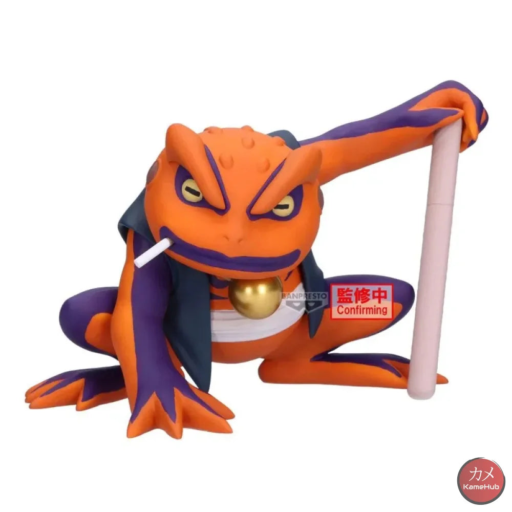 Naruto Shippuden - Gamakichi Action Figure Bandai Banpresto Soft Vinyl - Gamakichi 10cm - Action Figure