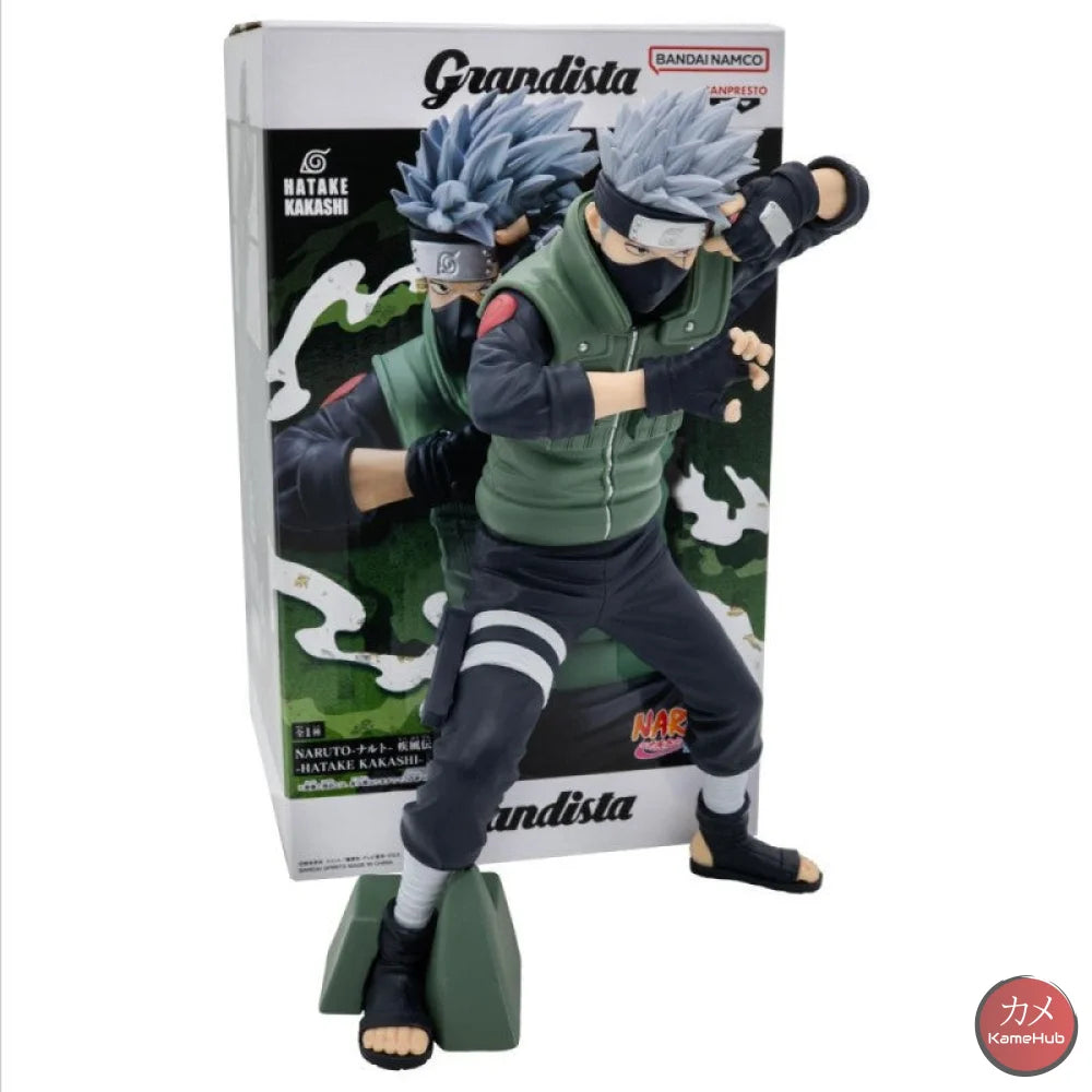 Naruto Shippuden - Hatake Kakashi Action Figure Bandai Banpresto Grandista - Hatake Kakashi 23cm - Action Figure