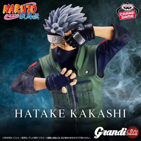 Naruto Shippuden - Hatake Kakashi Action Figure Bandai Banpresto Grandista - Hatake Kakashi 23cm - Action Figure