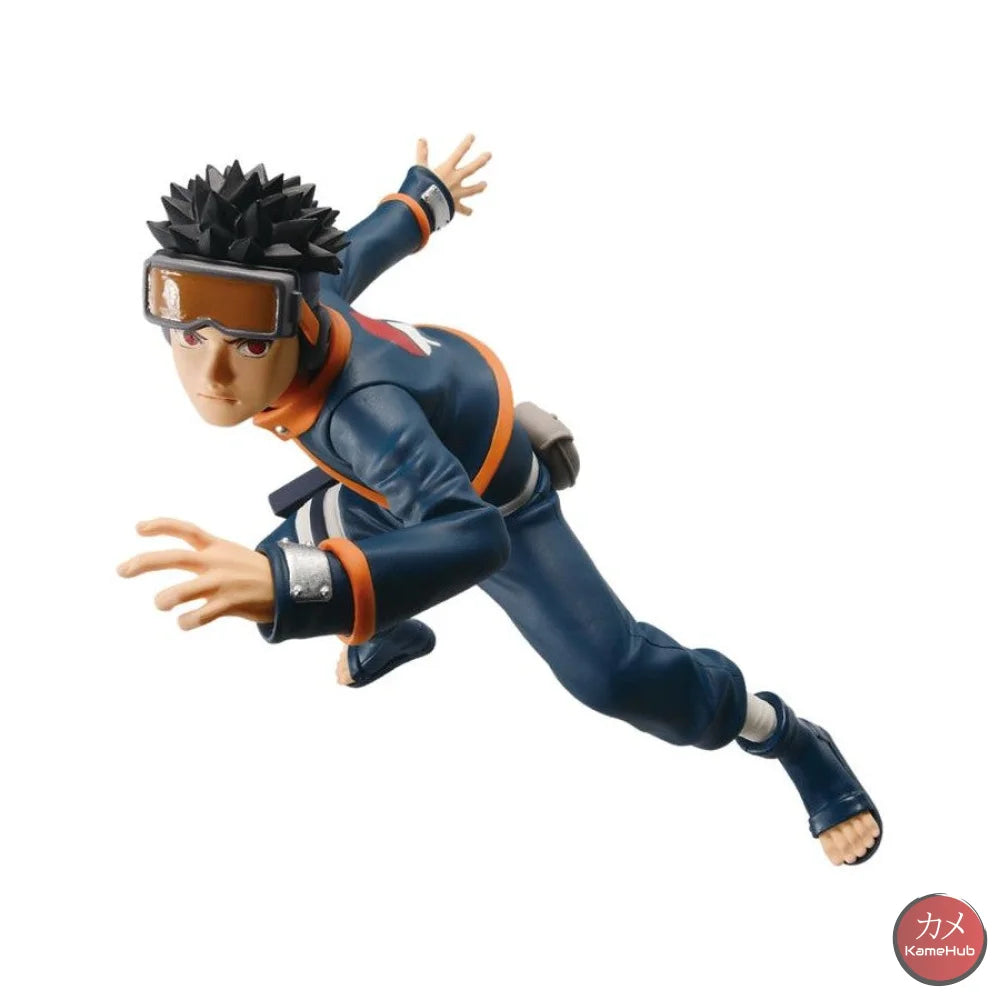 Naruto Shippuden - Hatake Kakashi E Uchiha Obito Originale Bandai Banpresto Vibration Stars 10Cm