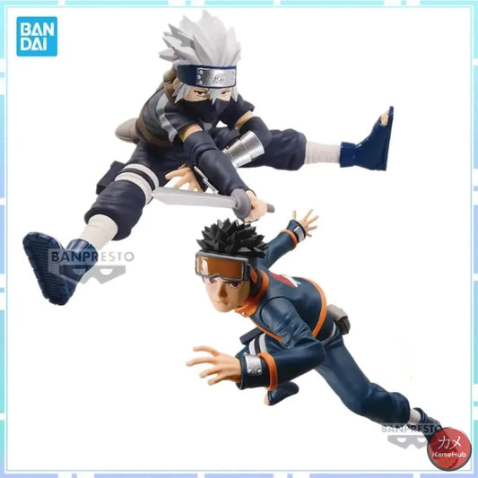 Naruto Shippuden - Hatake Kakashi E Uchiha Obito Originale Bandai Banpresto Vibration Stars Action