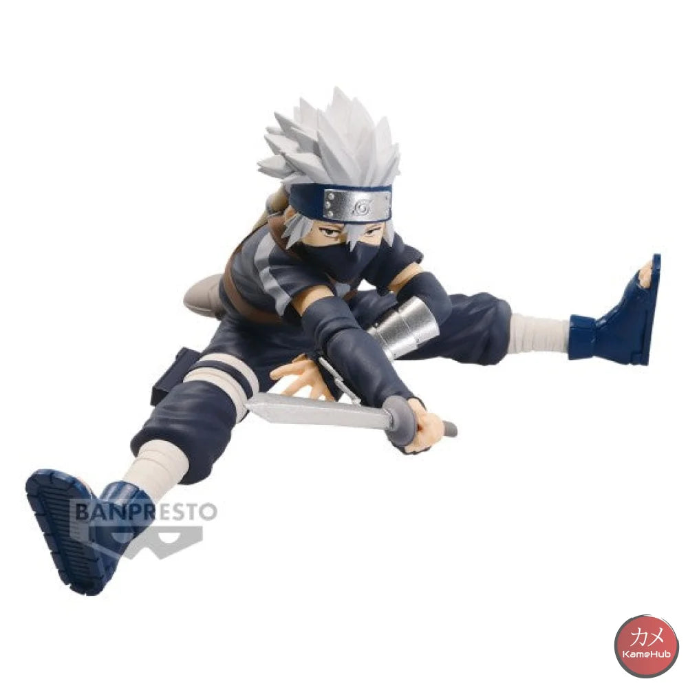 Naruto Shippuden - Hatake Kakashi E Uchiha Obito Originale Bandai Banpresto Vibration Stars 8Cm