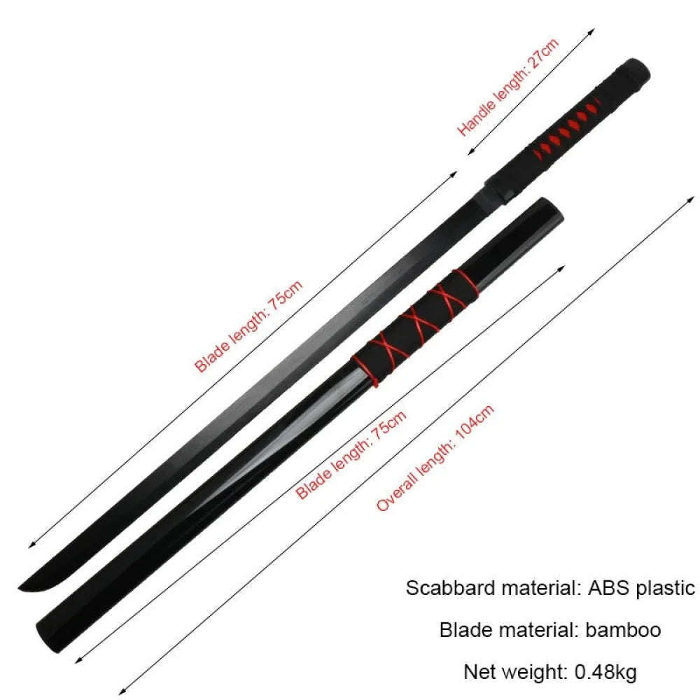 Naruto Shippuden - Katana Replica Perfetta In Bamboo 100 Cm Katane & Spade