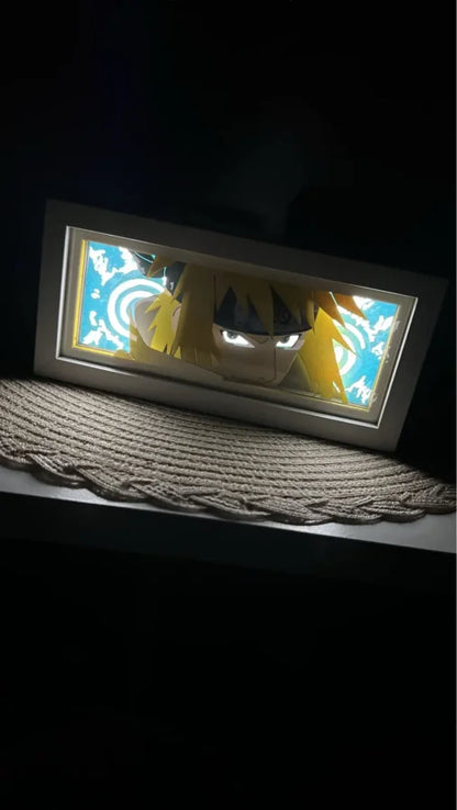 Naruto Shippuden - Light Box 3D Con Luce Led Gadget