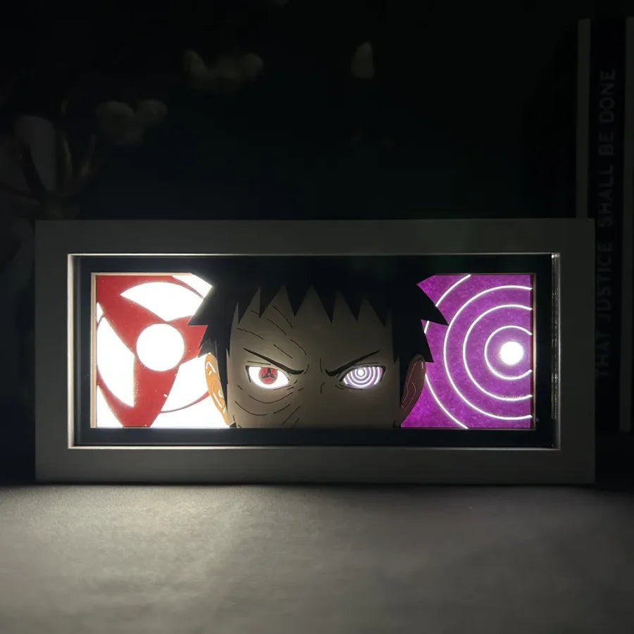 Naruto Shippuden - Light Box 3D Con Luce Led Gadget