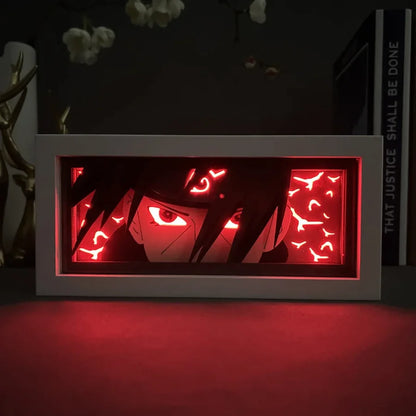 Naruto Shippuden - Light Box 3D Con Luce Led Gadget