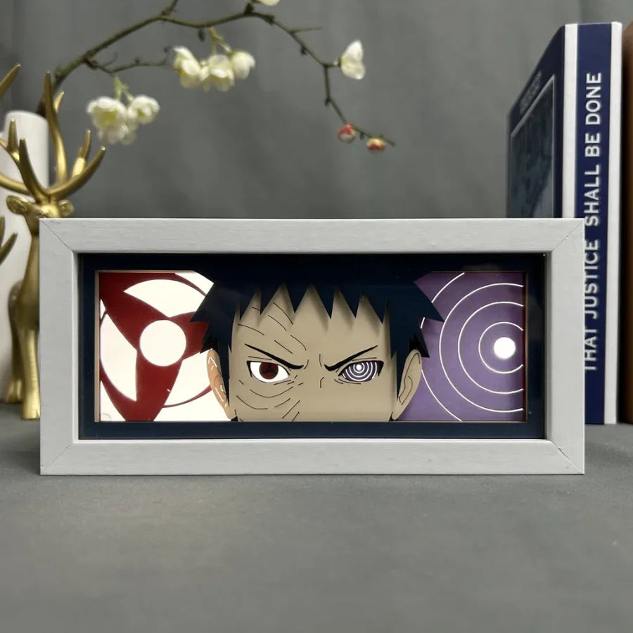 Naruto Shippuden - Light Box 3D Con Luce Led Gadget