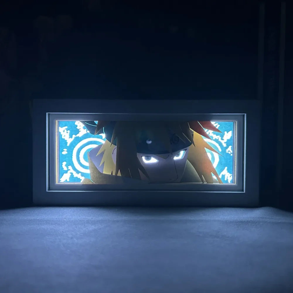 Naruto Shippuden - Light Box 3D Con Luce Led Gadget