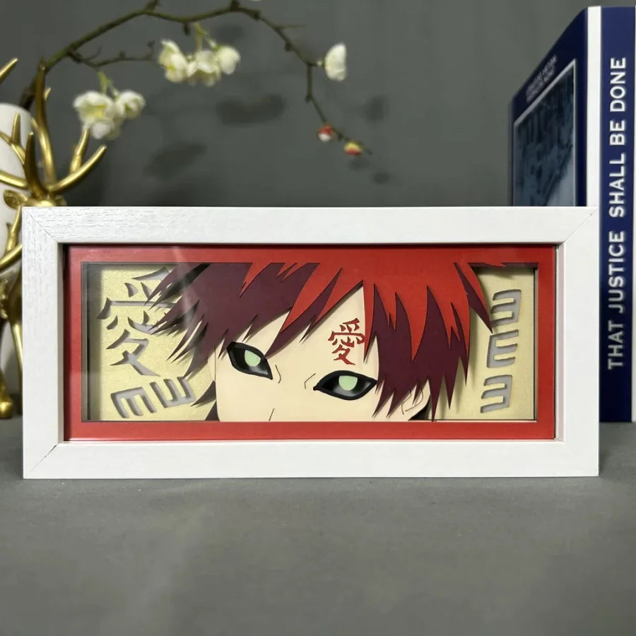 Naruto Shippuden - Light Box 3D Con Luce Led Gadget