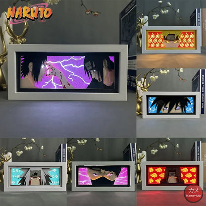 Naruto Shippuden - Light Box 3D Con Luce Led Gadget