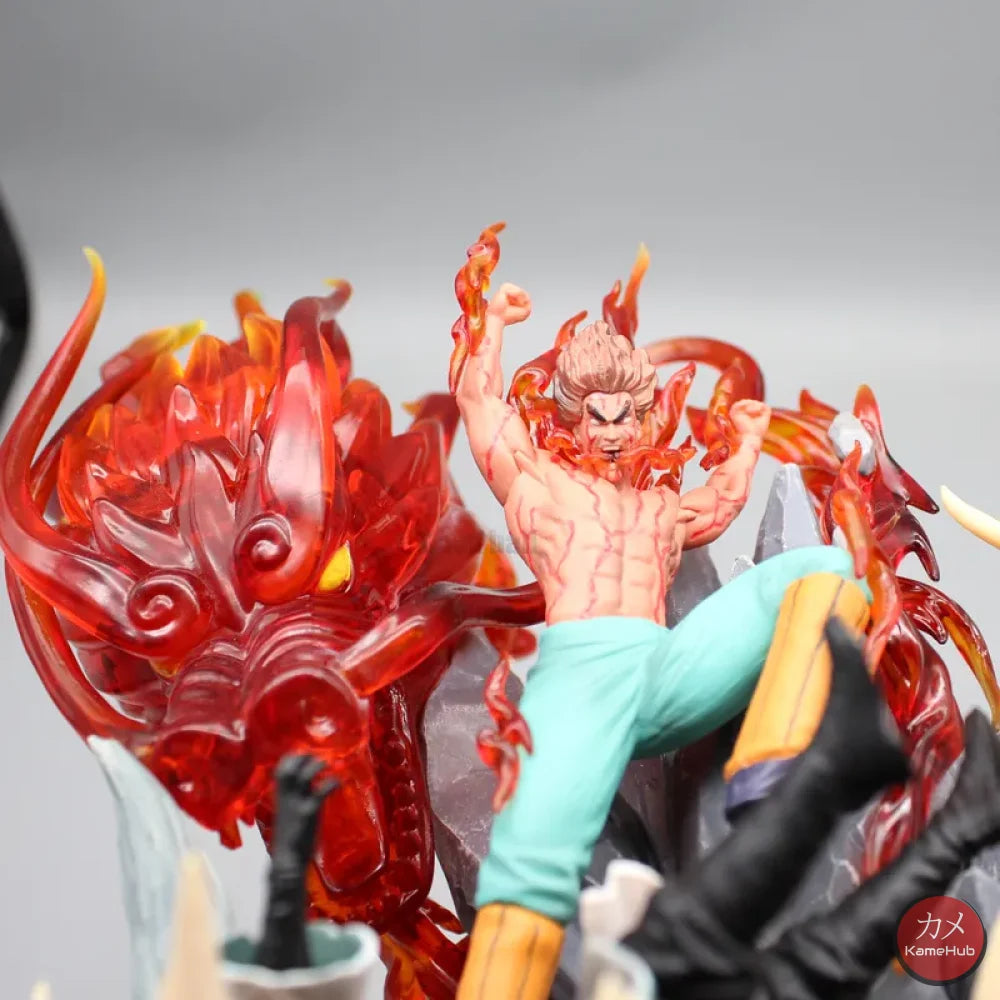 Naruto Shippuden - Maito Gai Vs Uchiha Madara Con Luce Led Action Figure