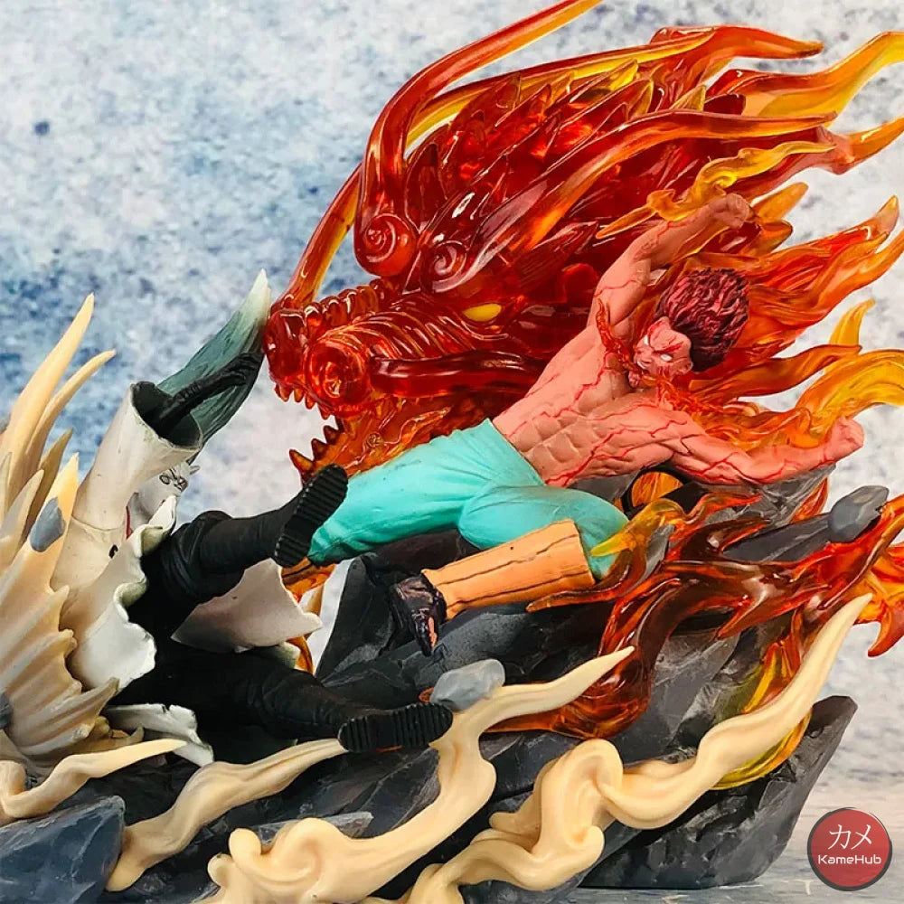 Naruto Shippuden - Maito Gai Vs Uchiha Madara Con Luce Led Action Figure