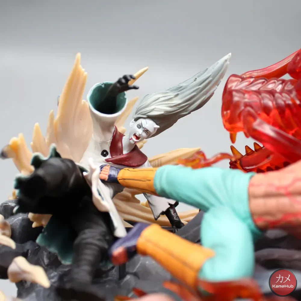 Naruto Shippuden - Maito Gai Vs Uchiha Madara Con Luce Led Action Figure