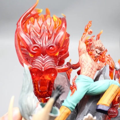 Naruto Shippuden - Maito Gai Vs Uchiha Madara Con Luce Led Action Figure