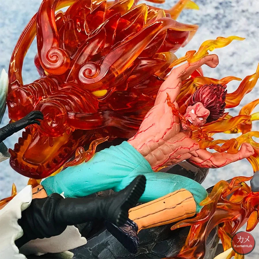 Naruto Shippuden - Maito Gai Vs Uchiha Madara Con Luce Led Action Figure