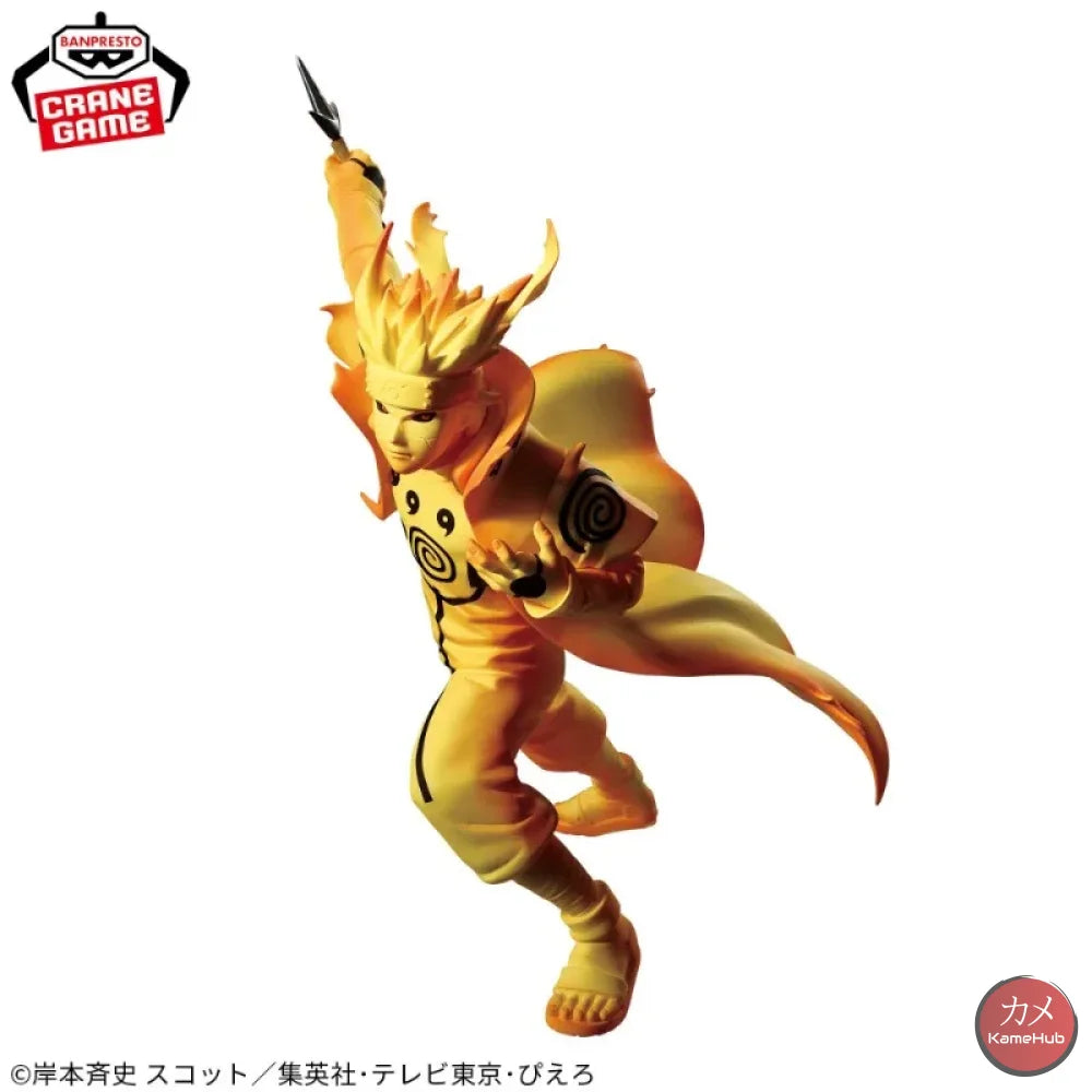 Naruto Shippuden - Namikaze Minato Action Figure Bandai Banpresto Vibration Stars Namikaze Minato 14cm Action Figure