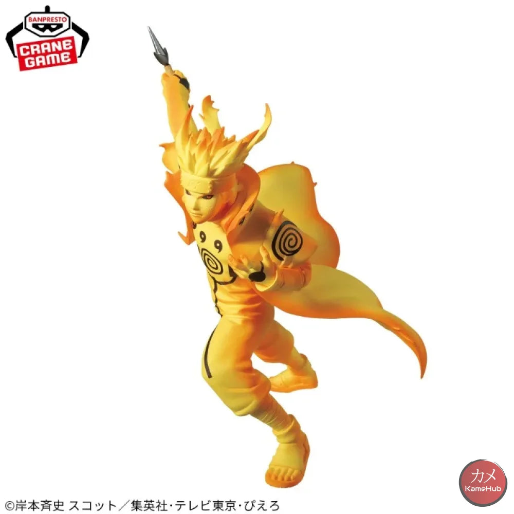 Naruto Shippuden - Namikaze Minato Action Figure Bandai Banpresto Vibration Stars Namikaze Minato 14cm Action Figure