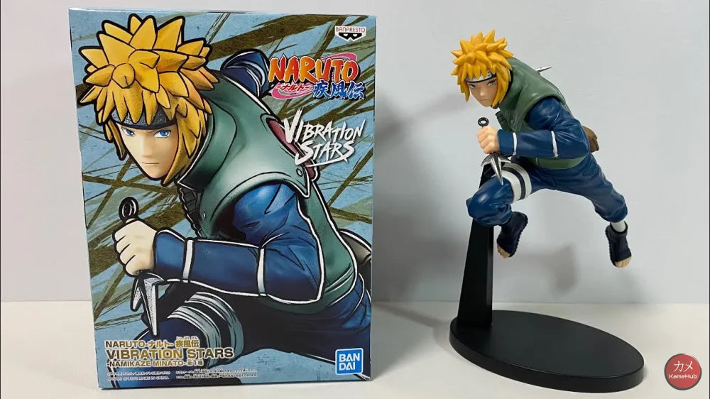 Naruto Shippuden - Namikaze Minato Jonin Originale Bandai Banpresto Vibration Stars Action Figure