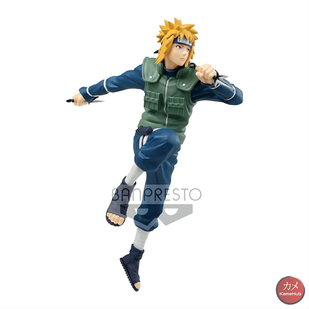Naruto Shippuden - Namikaze Minato Jonin Originale Bandai Banpresto Vibration Stars Action Figure