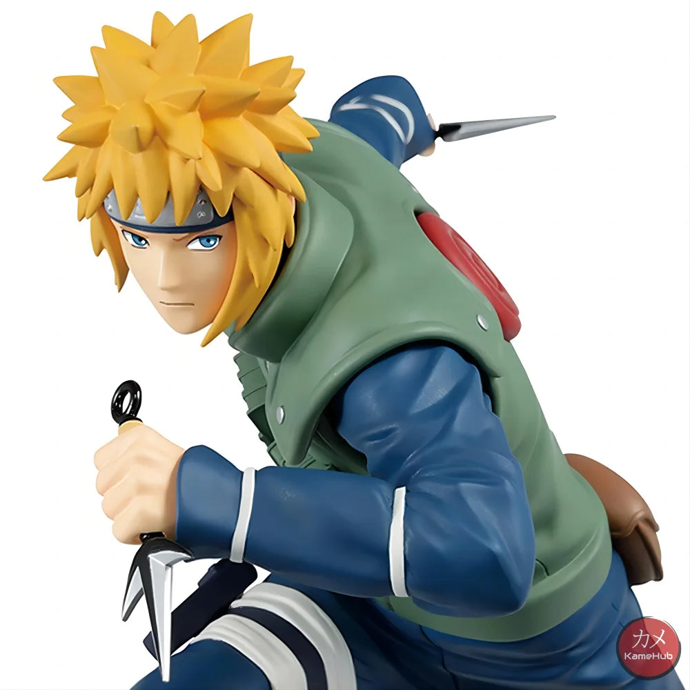 Naruto Shippuden - Namikaze Minato Jonin Originale Bandai Banpresto Vibration Stars Action Figure
