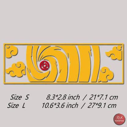 Naruto Shippuden - Obito Uchiha Sticker per Auto JDM - Arancione / S 21x7.1 cm - accessori