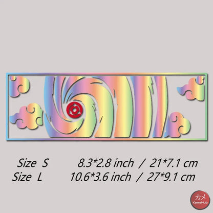 Naruto Shippuden - Obito Uchiha Sticker per Auto JDM - Effetto Perlaceo / S 21x7.1 cm - accessori