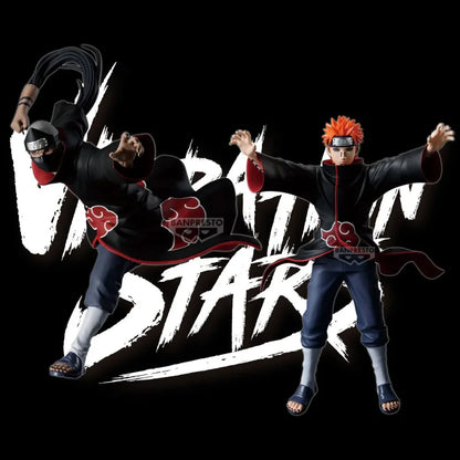 Naruto Shippuden - Pain e Kakuzu Action Figure Bandai Banpresto Vibration Stars - Action Figure
