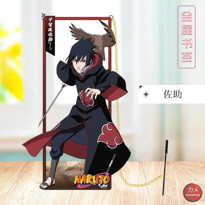 Naruto Shippuden - Segnalibri in Metallo Uchiha Sasuke C Accessori
