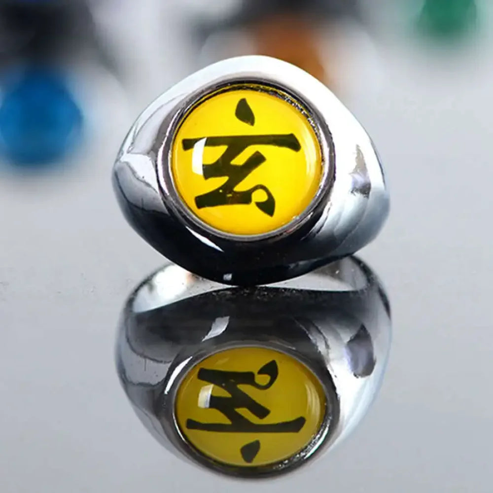Naruto Shippuden - Set Anelli Regolabili Akatsuki / Sharingan 10 Pezzi Accessori