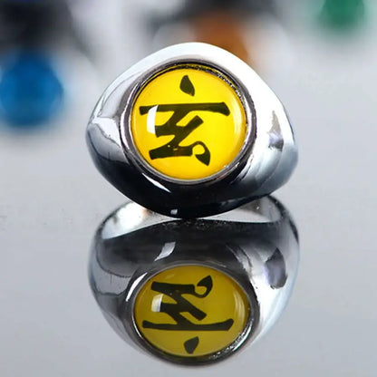 Naruto Shippuden - Set Anelli Regolabili Akatsuki / Sharingan 10 Pezzi Accessori