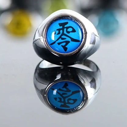 Naruto Shippuden - Set Anelli Regolabili Akatsuki / Sharingan 10 Pezzi Accessori