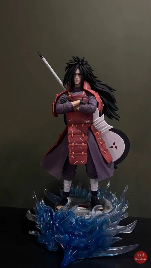 Naruto Shippuden - Uchiha Madara Action Figure con LED - Uchiha Madara 42cm - Action Figure