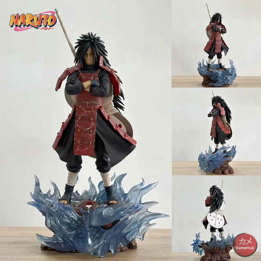 Naruto Shippuden - Uchiha Madara Action Figure con LED - Uchiha Madara 42cm - Action Figure